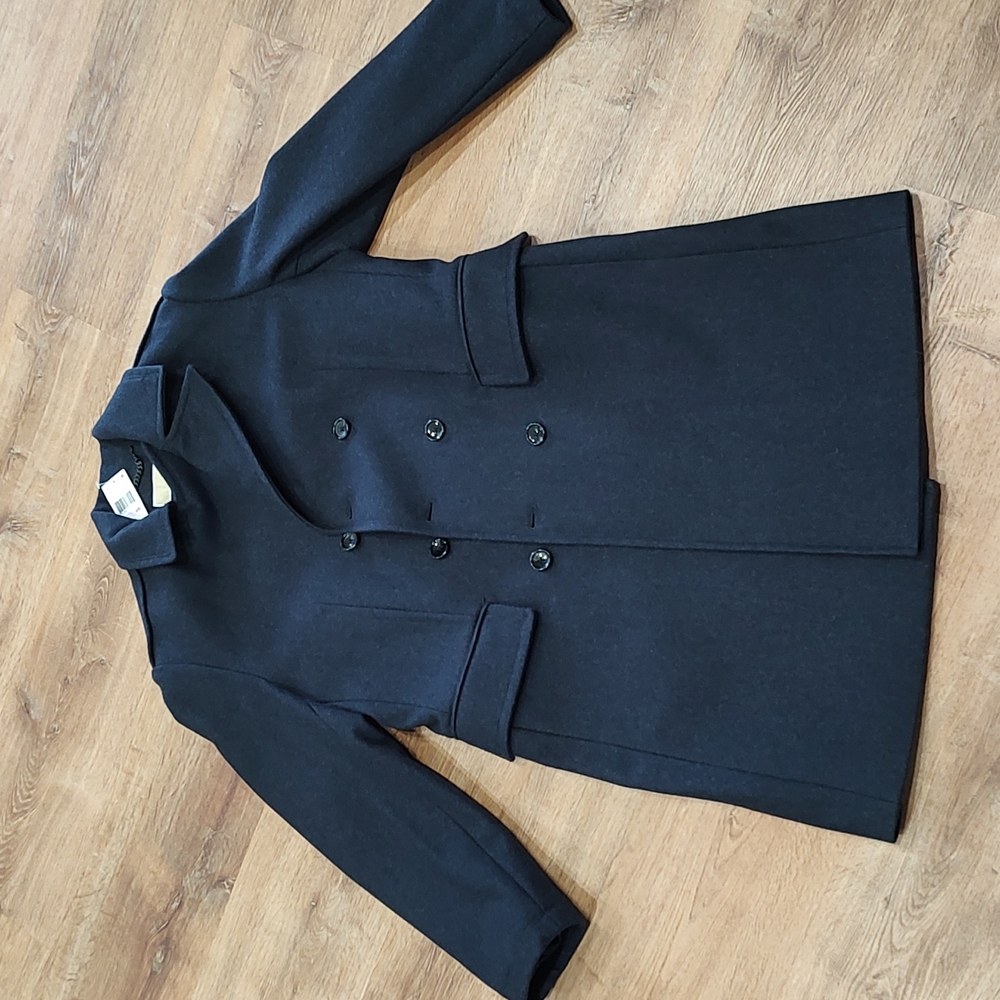 Michael Kors  virgin wool blend double breasted coat size 42S